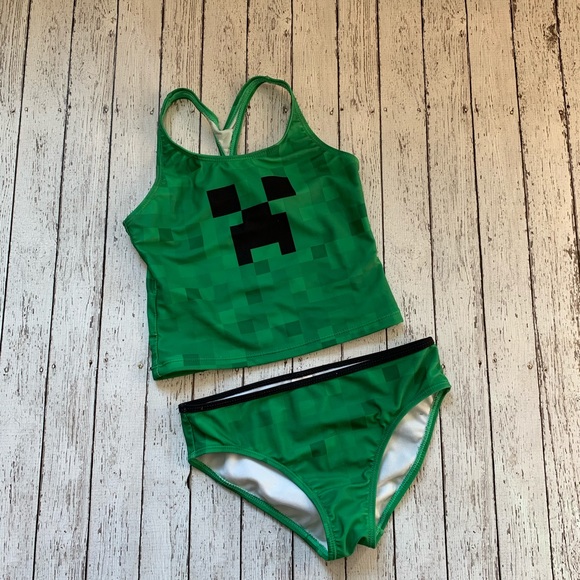 girls minecraft swimsuit